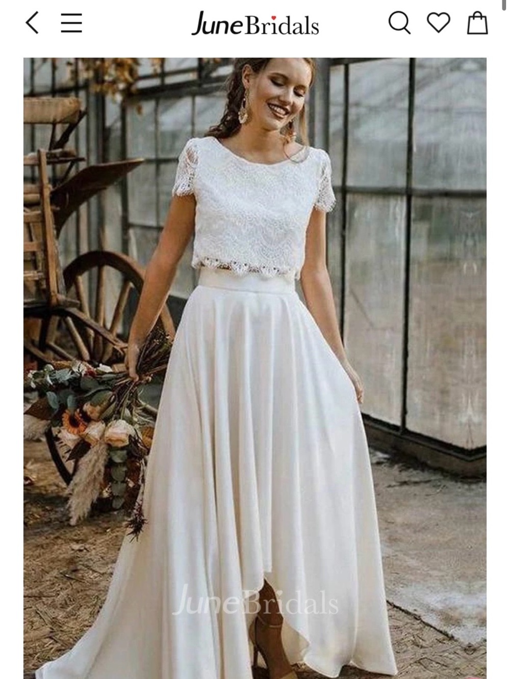 Ivory Boho Bridal Skirt from June Bridal
